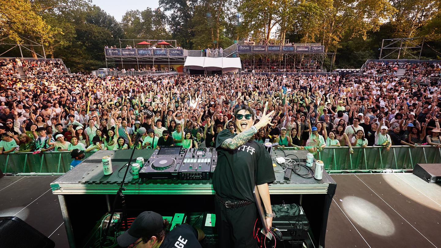 DJ Mr. Skin on stage